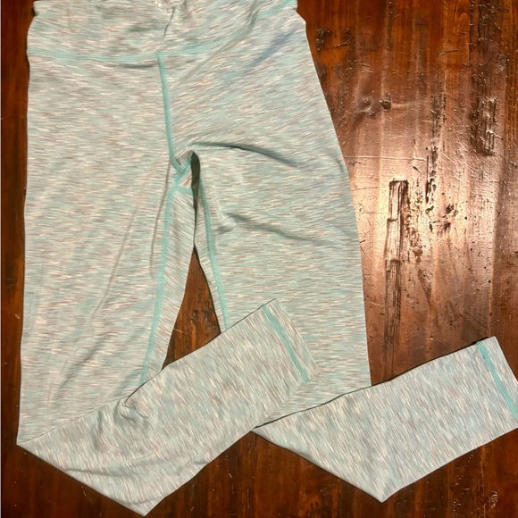 90 Degree EUC Girls Blue Gray Leggings Pants Bottoms Fall Casual Winter SZ L 12 - Picture 1 of 2